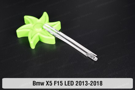 Купить хромированную накладку указателя поворота фары внешний БМВ X5 F15 LED (20. . фото 4