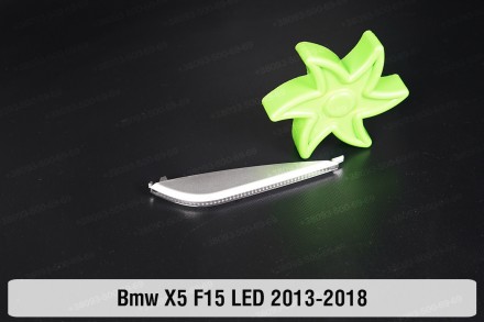 Хромована накладка покажчик повороту внутрішній BMW X5 F15 LED (2013-2018) III п. . фото 2