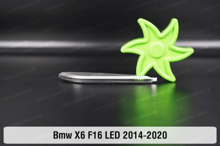 Хромированная накладка указатель поворота внутренний BMW X6 F16 LED (2014-2020) . . фото 3