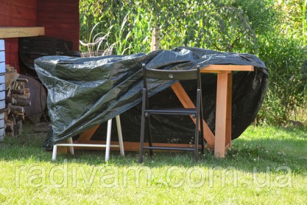 Чохол FLO-92110 для захисту садових меблів від листя, пилу та впливу сонця, дощу. . фото 2