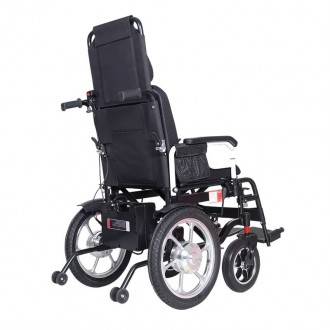  
Комфортная инвалидная коляска с электроуправлением для людей с весом до 130 кг. . фото 6