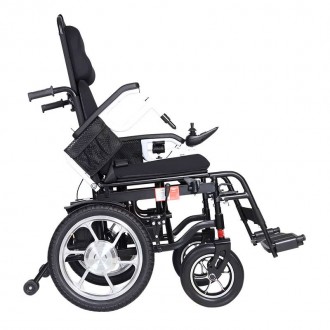  
Комфортная инвалидная коляска с электроуправлением для людей с весом до 130 кг. . фото 3