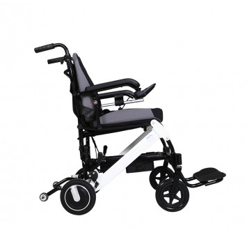 Коляска инвалидная легкая D6033 – комфортная коляска с электроуправлением для лю. . фото 6