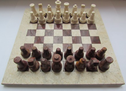 Шахматы мраморные. Отличный подарок для увлечённых этой игрой или как предмет ин. . фото 2
