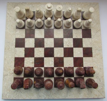 Шахматы мраморные. Отличный подарок для увлечённых этой игрой или как предмет ин. . фото 3