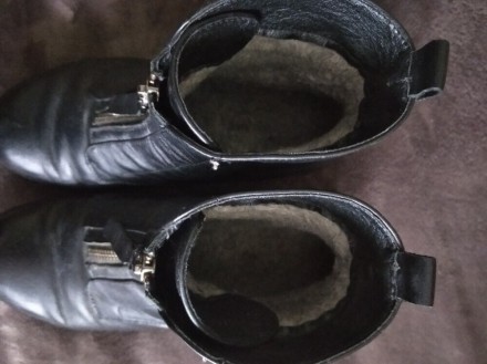 Кожаные зимние ботинки для дома и не только..., р.36.
Крем не наносила специаль. . фото 3