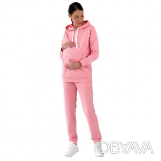 Спортивный костюм розовый для беременных 