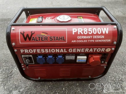 Генератор бензиновий Walter stahl PR8500W 3-фазний, 3,5 кВт
Електрогенератори ко. . фото 1