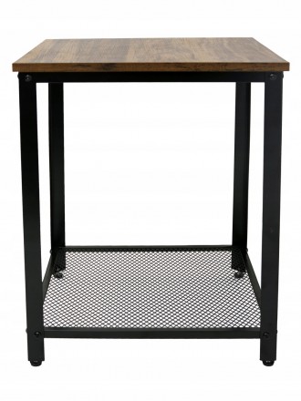 
	Практичный двухуровневый стол со стальным каркасом для гостиной, комнаты или с. . фото 7