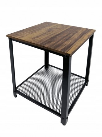 
	Практичный двухуровневый стол со стальным каркасом для гостиной, комнаты или с. . фото 5