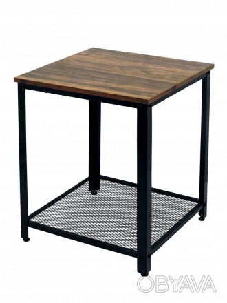 
	Практичный двухуровневый стол со стальным каркасом для гостиной, комнаты или с. . фото 1