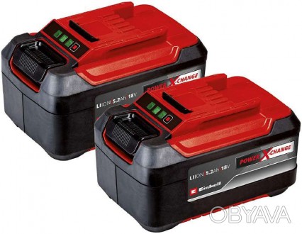 Аккумулятор Einhell Power-X-Change Twinpack 2 x 18V 5.2 Ah