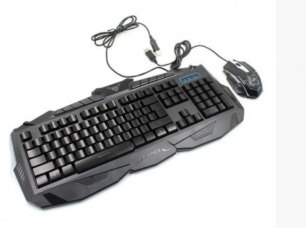 Описание Клавиатура с мышкой игровая с подсветкой клавиш проводная для компьютер. . фото 5