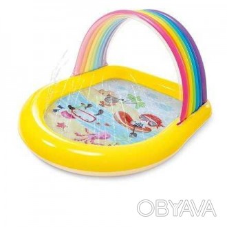 Детский надувной бассейн «Радуга» от Intex станет любимым развлечением вашего ре. . фото 1