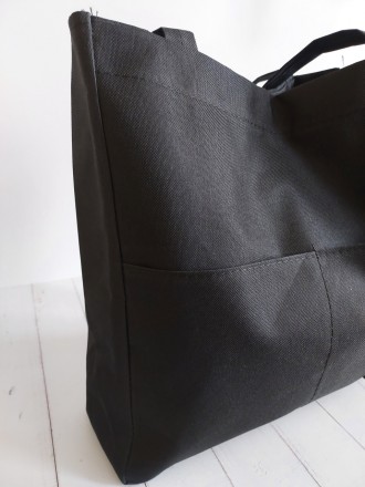 Зручна, легка сумка шопер 
Матеріал – холст, всередині без підкладки
Всередині о. . фото 5