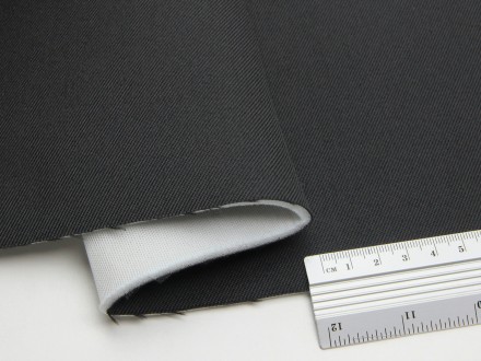 Автоткань для боковой части сидений TSB-1/23/11 (темно-серый графит), основа пор. . фото 2