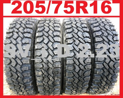 Продам НОВЫЕ грязевые шины на ВАЗ-2121 Нива:
205/75R16 110/108N Gauth-Pneus 4x4. . фото 2