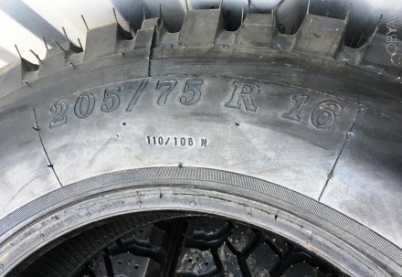 Продам НОВЫЕ грязевые шины на ВАЗ-2121 Нива:
205/75R16 110/108N Gauth-Pneus 4x4. . фото 7