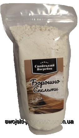 Мука из спельты (полбы) Высший сорт. Белая 500 гр. Киев. фото 1 Мука из спельты (полбы) Высший сорт. Белая 500 гр. Киев. фото 1