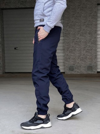 Мужские брюки Softshell 'Basic' теплые штаны на микрофлисе с карманами и на манж. . фото 6