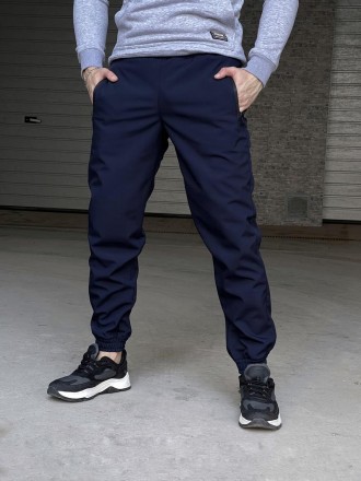 Мужские брюки Softshell 'Basic' теплые штаны на микрофлисе с карманами и на манж. . фото 2