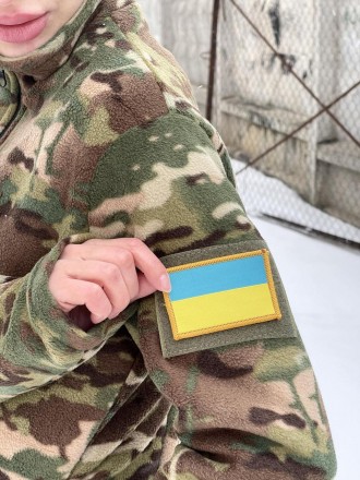 Тактическая флисовая кофта на змейке армейская женская флиска для военных ВСУ во. . фото 11