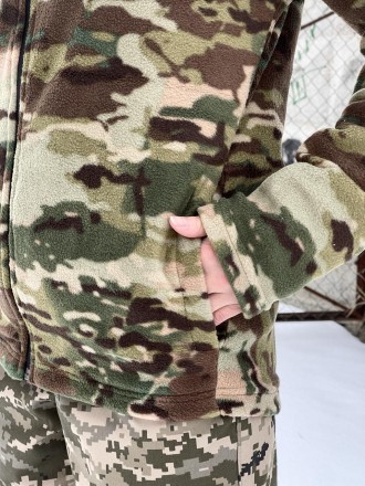 Тактическая флисовая кофта на змейке армейская женская флиска для военных ВСУ во. . фото 9