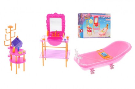 
Меблі для ляльок типу барбі Gloria. Лялькові меблі — чудовий подарунок для дівч. . фото 2