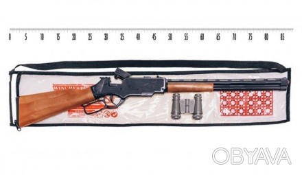 
Гвинтівка "Winchester" з пістонами та біноклем, в сумці 86*15*3 см, 248 Гвинтів. . фото 1