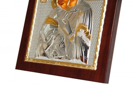 Икона Владимирская Божья Матерь в серебре
Купить икону Владимирской Богородицы н. . фото 7