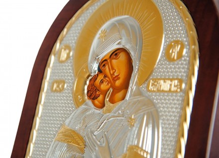 Икона Владимирская Божья Матерь в серебре
Купить икону Владимирской Богородицы н. . фото 8