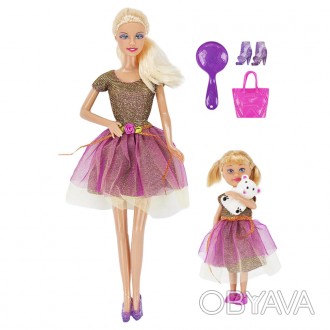 Набор кукол Defa Lucy включает в себя две милых куклы - маму и дочку. Куклы одет. . фото 1