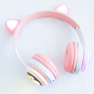 Детские наушники с ушками Cat ear headphones VZV-23M
Беспроводные наушники светя. . фото 4