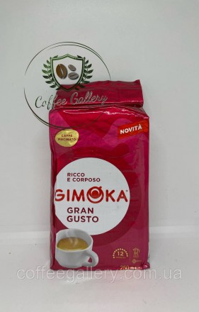 Мелена кава Gidoka Gran Gusto - купаж відбірних зерен бразильської Арабіки та аф. . фото 2