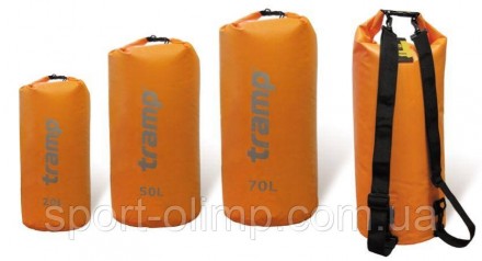 Гермомешок Tramp PVC 50 л (оранжевый)
Гермомешок Tramp 50 л - компактный гермоме. . фото 4