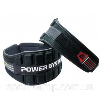 Пояс для тяжелой атлетики Power System PS-3230 Neo Power неопреновый Black/Red S. . фото 3