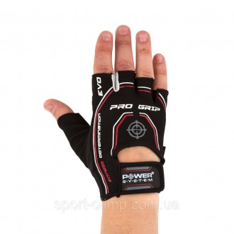 Перчатки для фитнеса и тяжелой атлетики Power System PS-2250E Pro Grip EVO Black. . фото 3