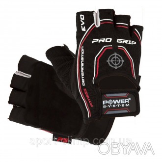 Перчатки для фитнеса и тяжелой атлетики Power System PS-2250E Pro Grip EVO Black. . фото 1
