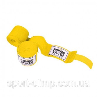 Бинты для бокса Power System PS-3404 Yellow (4 м)
Приминение: бокс, силовые упра. . фото 2