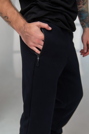 Теплые мужские спортивные штаны выполнены из трикотажа трехнить, высокого качест. . фото 6