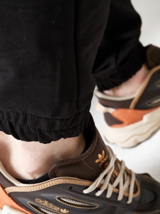 Мужские спортивные брюки, низ брюк на резинке, выполнены из трикотажа двунить пе. . фото 7