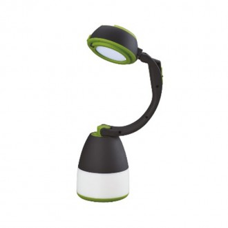 LED светильник настольный многофункциональный зелёный+чёрный EH-LMT-06 бренда El. . фото 2