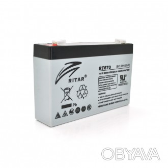 
	Аккумуляторная батарея AGM RITAR RT670 - используется в устройствах с небольши. . фото 1