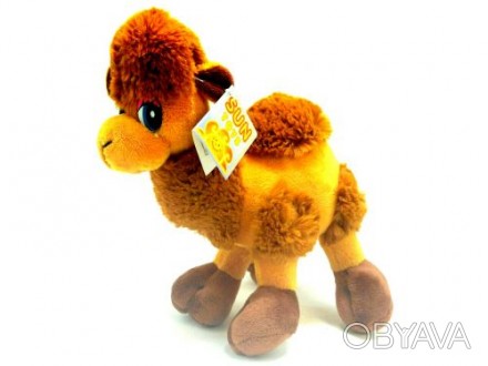 Мягкая игрушка в виде симпатичного верблюда с пушистой шёрсткой. Игрушка приятна. . фото 1