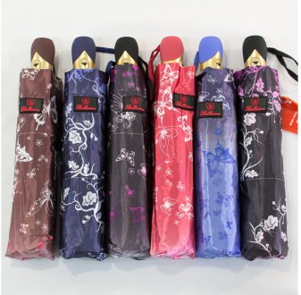 Женский зонт полуавтомат сатин на 10 спиц "Bellissimo"
Зонт изготовлен из качест. . фото 4
