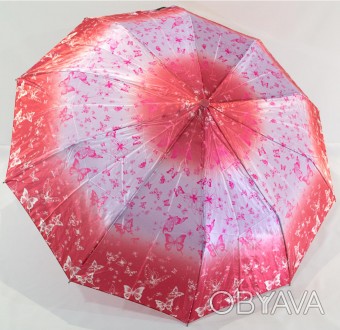 Женский зонт полуавтомат сатин на 10 спиц "Bellissimo"
Зонт изготовлен из качест. . фото 1