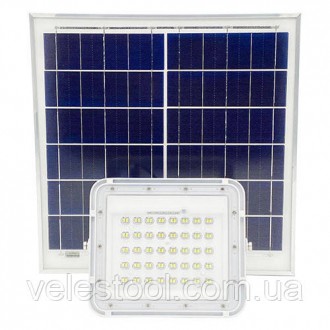 Прожектор світлодіодний на сонячній батареї 150 W акумуляторний (LiFePO4, 30000 mAh) 6 V, 30 W PROTESTER SLFL1501. Львів. фото 1 Прожектор світлодіодний на сонячній батареї 150 W акумуляторний (LiFePO4, 30000 mAh) 6 V, 30 W PROTESTER SLFL1501. Львів. фото 1
