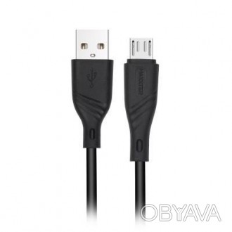 Тип - кабель; тип Вход - USB 2.0; тип Выход - micro USB; длина - 1 м; Цвет - чер. . фото 1