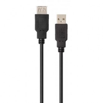 Тип - удлинитель; тип Вход - USB 2.0 (AM); тип Выход - USB 2.0 (AF); длина - 3 м. . фото 3