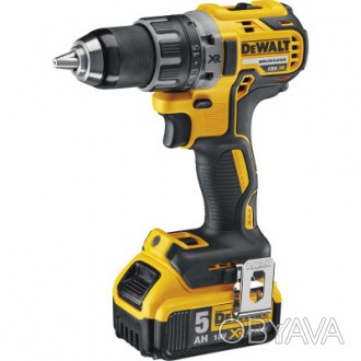 Дрель-шуруповёрт аккумуляторная бесщеточная DeWALT DCD791P2 оснащена износостойк. . фото 1